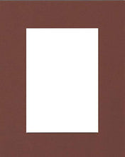 Load image into Gallery viewer, Pack of (2) 20x24 Acid Free White Core Picture Mats Cut for 16x20 Pictures in Brown
