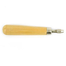 Load image into Gallery viewer, Kaufhof AFH-6826 Wooden Handle for Needle Files with Steel Quick Locking Chuck
