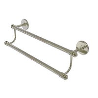 Allied Brass SB-72/24 Southbeach Collection 24 Inch Double Towel Bar, Polished Nickel
