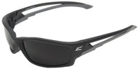Edge Eyewear TSK216 Kazbek Polarized Safety Glasses, Black with Smoke Lens