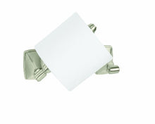 Load image into Gallery viewer, Amerock Clarendon Pivoting Double Post Tissue Roll Holder In Satin Nickel
