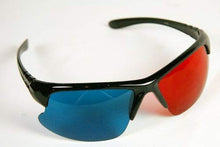 Load image into Gallery viewer, 3D Glasses Red and Cyan Anaglyph - Classic Plastic Style - YOUTUBE - 1 Pair
