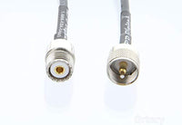 MPD Digital Genuine Times Microwave LMR-240-Ultraflex RF Antenna Extension Cable with UHF PL259 & SO239 Connectors, 5FT