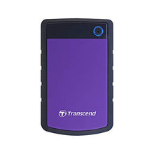 Load image into Gallery viewer, Transcend Storejet 2 Tb Portable Usb 3.0 Hard Disk (Ts2 Tsj25 H3 P), Purple
