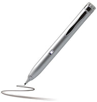 Navitech Silver Fine Point Digital Active Stylus Pen Compatible with Asus Zenpad C 7.0 / Asus Zenpad S 8.0 / ASUS ZenPad 10 (Z300C)