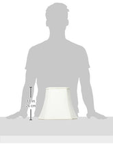 Load image into Gallery viewer, Royal Designs Square Cut Corner Bell Lamp Shade, White, 7.5&quot; x 12&quot; x 10.25, BS-705-12WH
