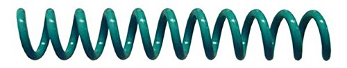Spiral Coil Binding Spines 9mm (11/32 x 12) 4:1 [pk of 100] Light Teal (PMS 321 C)
