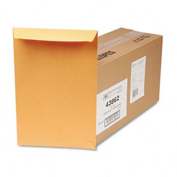 Quality Park Redi-Seal Catalog Envelope, 10 x 15, Light Brown, 250/Box