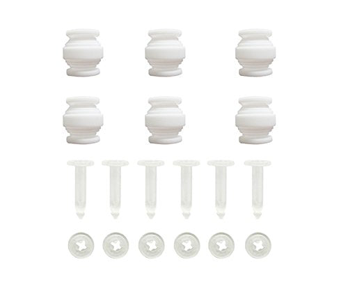 BTG Upgrade White Damping Rubber Balls & Anti-Drop Pins kit Transparent for DJI Phantom 3 Pro Professional Standard Advanced Gimbal Anti Vibration