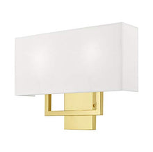 Load image into Gallery viewer, Livex Lighting 50991-91 Pierson Brushed Nickel 2 Light Ada Wall Sconce, Medium
