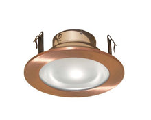 Load image into Gallery viewer, 4 Inches Frosted Lens Shower Trim for Low Voltage Recessed Light-(Copper)- Fit Halo/Juno
