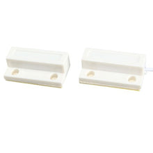 Load image into Gallery viewer, uxcell 2pcs MC-38 Surface Mount Wired NO Door Sensor Alarm Magnetic Reed Switch White
