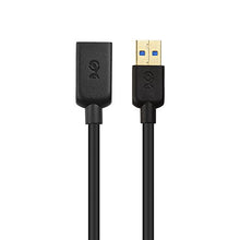Load image into Gallery viewer, Cable Matters Short Usb To Usb Extension Cable (Usb 3.0 Extension Cable) In Black 3 Ft For Oculus Ri
