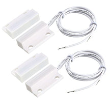 Load image into Gallery viewer, uxcell 30pcs MC-38 Surface Mount Wired NC Door Sensor Alarm Magnetic Reed Switch White
