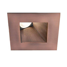 Load image into Gallery viewer, WAC Lighting HR-3LED-T518N-C-BN Tesla - 3-Inch Square Wall Wash Trim, Brushed Nickel Finish
