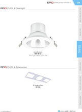 Load image into Gallery viewer, American Lighting 8W Epiq Mag 4 LED Downlight, 4000K Color Temp, 4&quot; - Alzak, White
