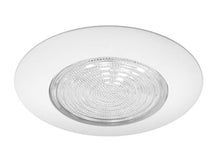 Load image into Gallery viewer, NICOR Lighting 6 inch White Recessed Shower Trim with Glass Fresnel Lens (17502)
