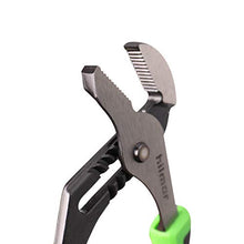 Load image into Gallery viewer, Hilmor 10&quot; Tongue &amp; Groove Plier with Rubber Handle Grip, Black &amp; Green, GJP10 1885367

