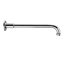 Load image into Gallery viewer, Whitehaus WHSA350-1-BN Showerhaus Solid Brass One-Piece Shower Arm with Decorative Faux Sleeve, 14-Inch, Brushed Nickel
