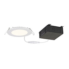 Load image into Gallery viewer, 4&quot; Shallow Canless LED Recessed Light 2700K 650LM - IC and Airtight
