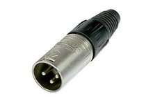 Load image into Gallery viewer, Neutrik NC3MX 3 Pin Male XLR Mic Cable Connector Nickel Housing Silver Contacts
