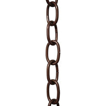 Load image into Gallery viewer, RCH Hardware CH-S56-11S-AC Steel Chandelier Chain, Antique Copper
