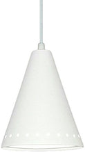 Load image into Gallery viewer, A19 Greenlandia Pendant, 8-Inch Width by 9.5-Inch Height, Bisque
