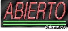 Load image into Gallery viewer, &quot;Abierto&quot; Neon Sign
