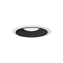 Load image into Gallery viewer, Juno Lighting 28B-WH 6-Inch Fully Enclosed Ultra-Trim Black Baffle, White Trim
