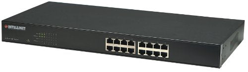 Intellinet 16-Port 10/100 Fast Ethernet Rackmount PoE Switch (524155)