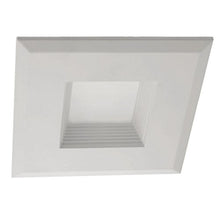 Load image into Gallery viewer, NICOR Lighting 3 inch White Square LED Recessed Downlight in 2700K (DQR3-10-120-2K-WH-BF)
