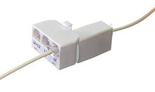Load image into Gallery viewer, Telephone Splitter 2 Line Adapter - 3-Way Splitter (Line 1, Line 2, and Twin Line) - Dual Line Separator - 4 Conductor Connector (2 Phone Lines) - White, 2 Pack
