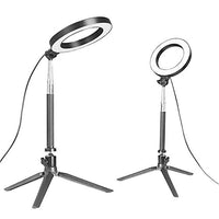 OUYAWEI Dimmable LED Studio Camera Ring Light Photo Phone Video Annular Lamp