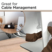 Load image into Gallery viewer, Cordinate Fabric Cord Cover, 6 Ft, Cable Management and Hider, Easy Installation, Great for Lamps, Light Fixtures, and Desks, Mocha Brown, 40728
