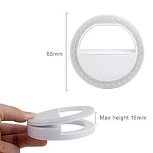 Load image into Gallery viewer, Whellen Selfie Ring Light With 36 Led For Phone/Tablet/I Pad Camera [Ul Certified] Portable Clip On F
