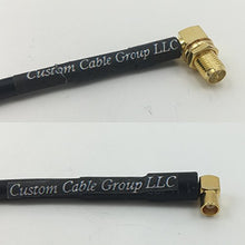 Load image into Gallery viewer, 12 inch RG188 RP-SMA FEMALE ANGLE to MCX FEMALE ANGLE Pigtail Jumper RF coaxial cable 50ohm Quick USA Shipping
