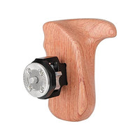 CAMVATE Wooden Hand Grip with M6 Rosette Mount (Right Hand)