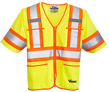 Load image into Gallery viewer, VIKING Class 3 Hi Vis Safety Vest - Durable T Reflective Vest with Vi-Brance Reflective Material; ANSI/ISEA Compliant, Green - 4X-Large
