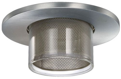 Juno 4150MESH-SC, 4 inch Round IC Rated Recessed Trim, 50 Total Watts Halogen, Chrome