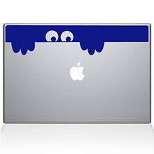 Load image into Gallery viewer, The Decal Guru Peek-a-Boo Monster MacBook Decal Vinyl Sticker - 15&quot; MacBook Pro (2016 &amp; Newer) - Dark Blue (1149-MAC-15X-DB)
