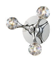 Elk 30008/3 Molecular Collection 3-Light Sconce in Chrome with Rainbow Glass