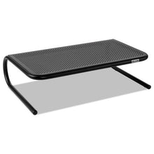Load image into Gallery viewer, Metal Art Monitor Stand, 18 1/2 x 12 1/4 x 5 1/4, Black
