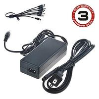 SLLEA DC 12V 6A Power Supply Adapter +8 Split Power Cable for CCTV Security Camera DVR