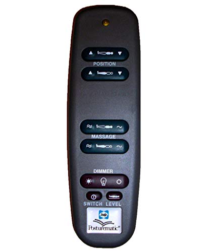 Sealy X10 (X-10) Premier Replacement Remote with Dimmer Light Button