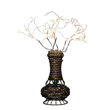Load image into Gallery viewer, ORE International Copper Tree Wire Table Lamp with White LED, 20&quot; Height

