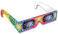Rainbow Symphony 3D Fireworks Glasses - Original Laser Viewers, Package of 25