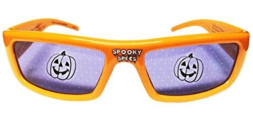 3D Plastic Glasses, Spooky Specs, Jack-O-Lantern Image