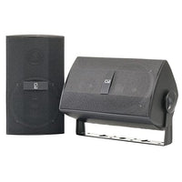 POLY-PLANAR MA3030-G Outdoor Box Speakers,Gray,4in.D,60W,PR
