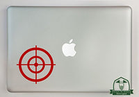 Bullseye Crosshairs Vinyl Decal Sized to Fit A 17