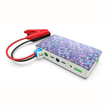 Load image into Gallery viewer, HALO Bolt 58830 mWh Portable Phone Laptop Charger Car Jump Starter with AC Outlet and Car Charger - Violet Paisley
